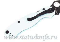 Нож Spyderco C81GPTLBK2 Paramilitary 2 Black S90V Teal G-10фотография - 5