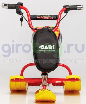 Детский электроснегокат BARS Lite 500W - Красный фото 8 фото №10