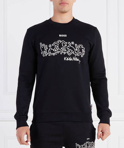 Худи W Haring BOSS BLACK - черный(50505467)