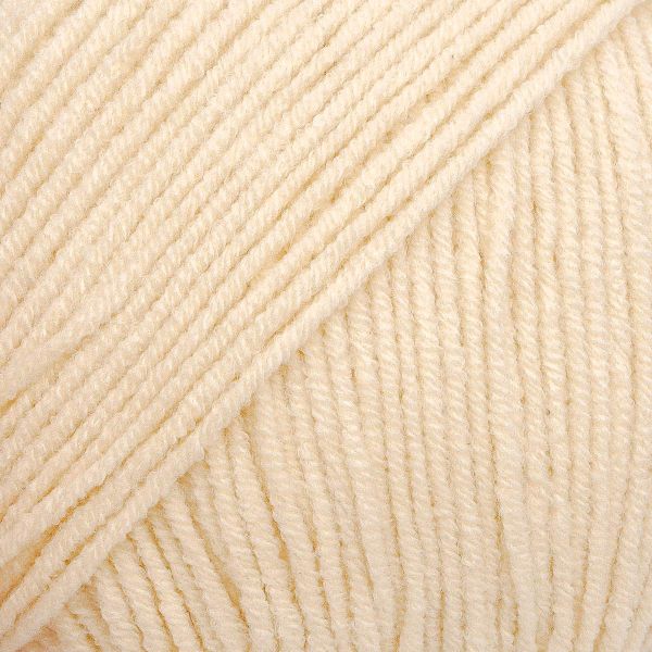 Пряжа Alize (Ализе) Cotton Gold Hobby New / уп.10 мот. по 50 г, 165 м, 01 молочный