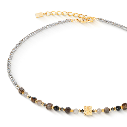 Колье Coeur de Lion Brown-Grey 4347/10-1112