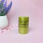 Свеча «New Star» 5*7,5см цвет золото ZD-072