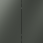 Проходной переключатель встраиваемый VOLTUM S70 двухклавишный 10А, (титан)