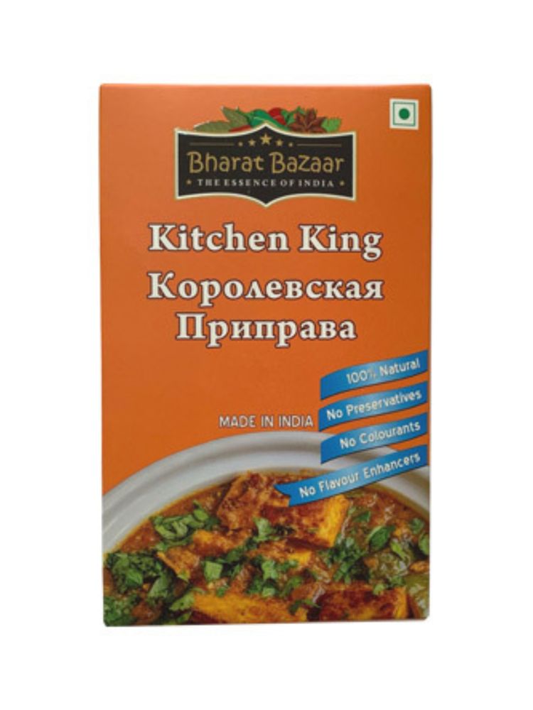 Bharat BAZAAR Kitchen King Королевская приправа, 100 гр