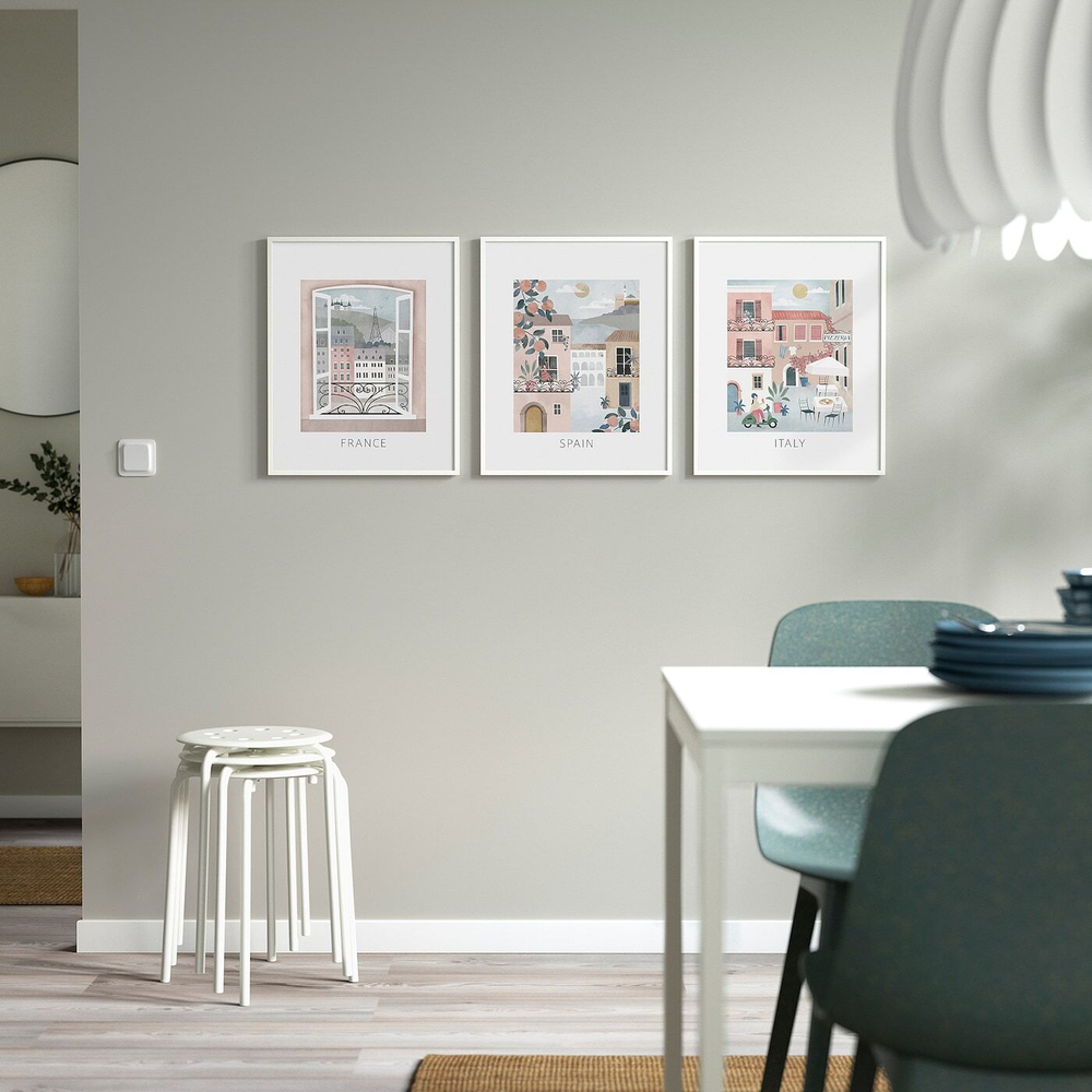 IKEA BILD  (ИКЕА БИЛД)  -  Плакат, иллюстрация, Испания, 40x50 см