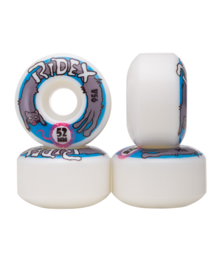 Комплект колес для скейтборда 52x32 мм, 95A, белый