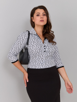 Блузка БЛ-015/белый