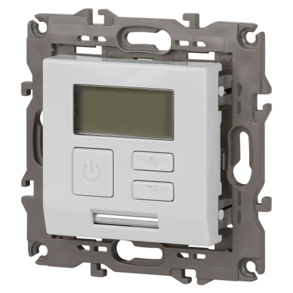 14-4111-01 ЭРА Терморегулятор универс. 230В-Imax16А, IP20, Эра Elegance, белый | Elegance Белый