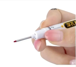 Маркер строительный тонкий разметочный с длинным наконечником, набор 5 шт.