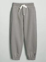 Спортивный костюм для девочки на весну серый оверсайз