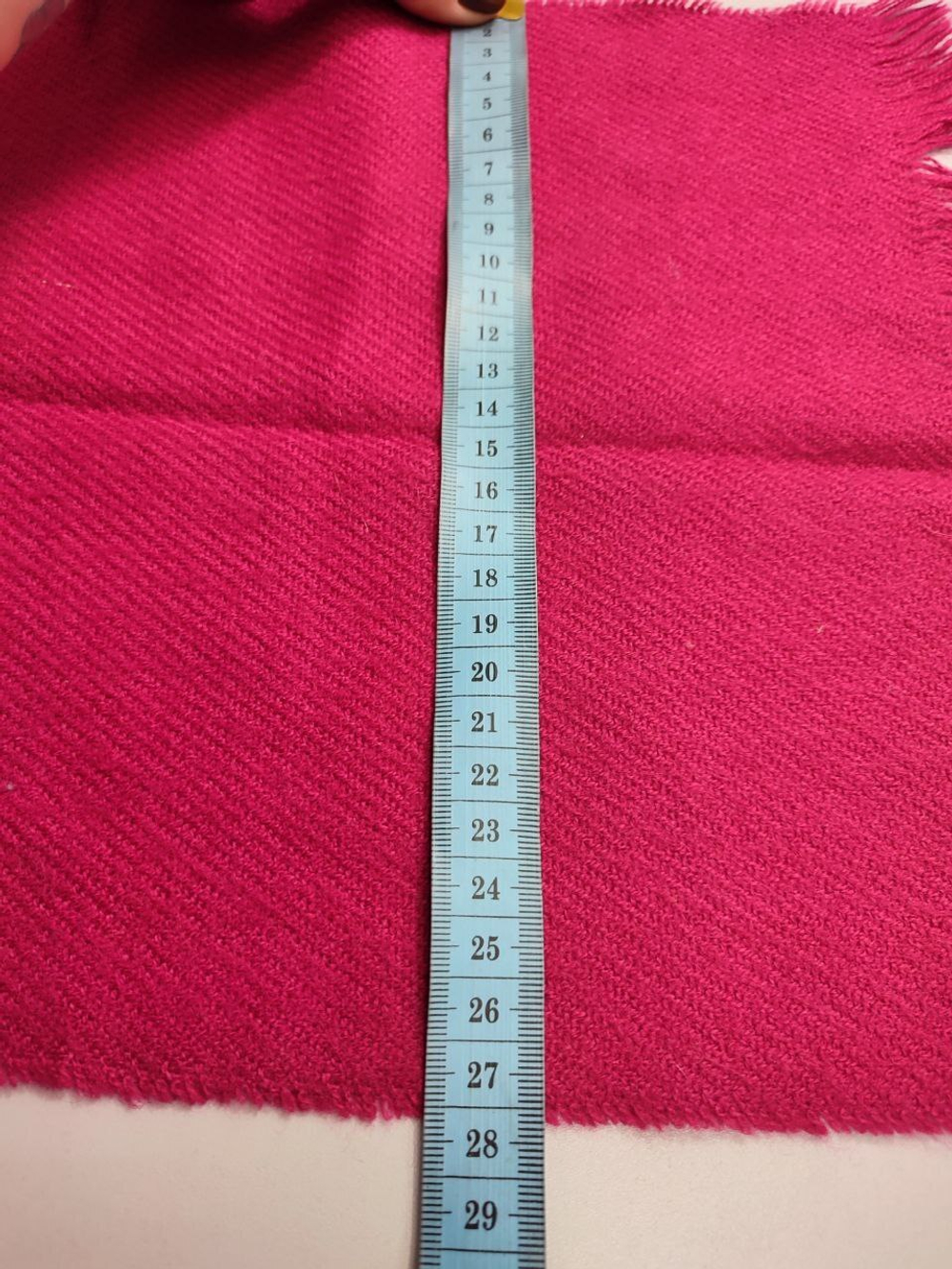 Шарф малиновый