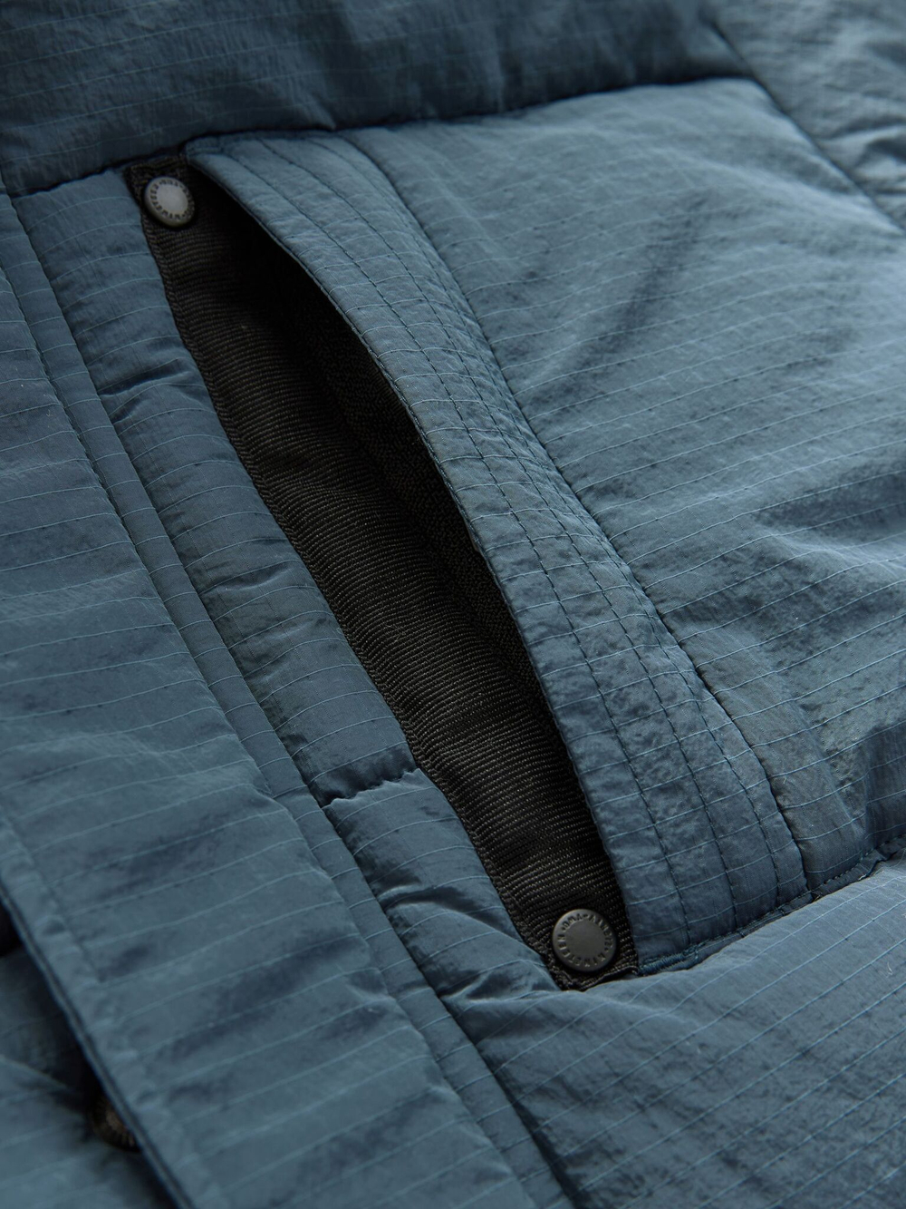 Куртка утепленная с капюшоном для мальчика Next 414-110, Синий