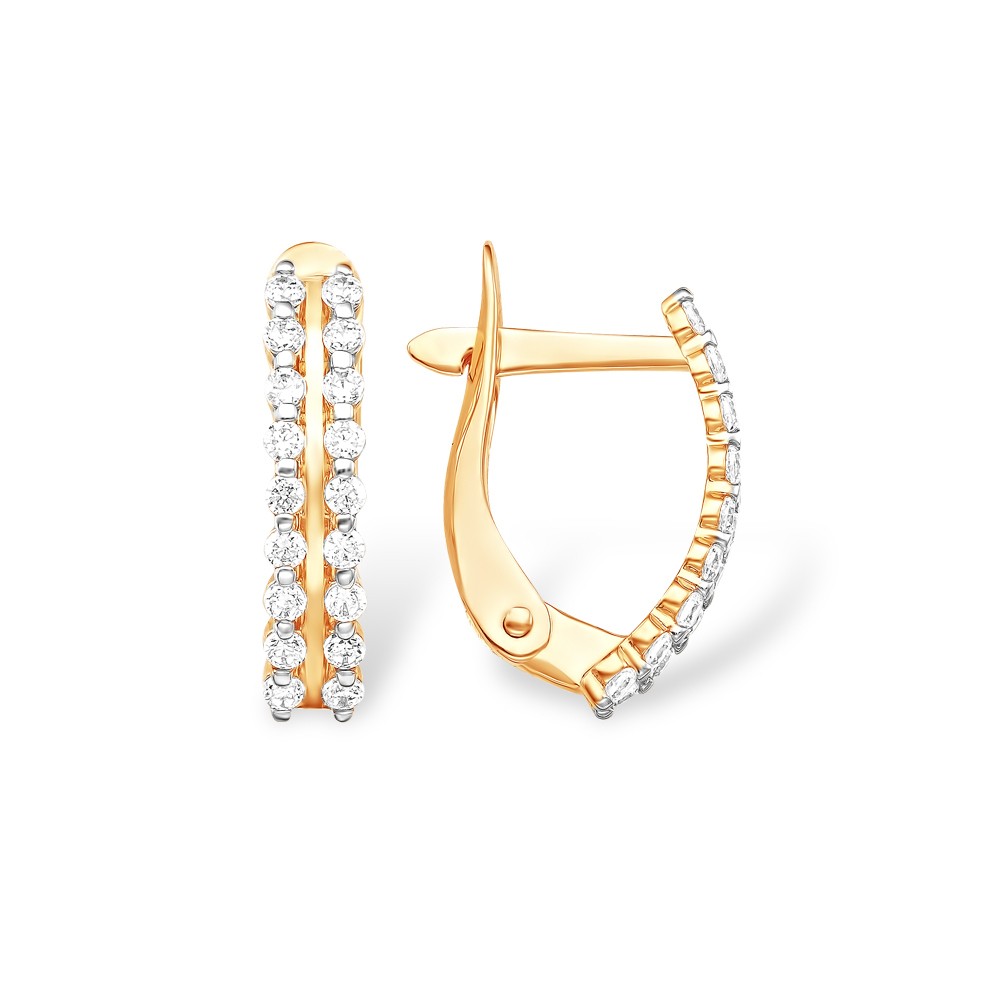 Серьги из золота 585 пробы