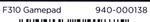 Геймпад Logitech Gamepad F310 USB (10кн., 8 поз.перекл., 2 мини- джойстика) 940-000138