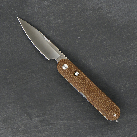 Rapax Kiki Brown Micarta Satin