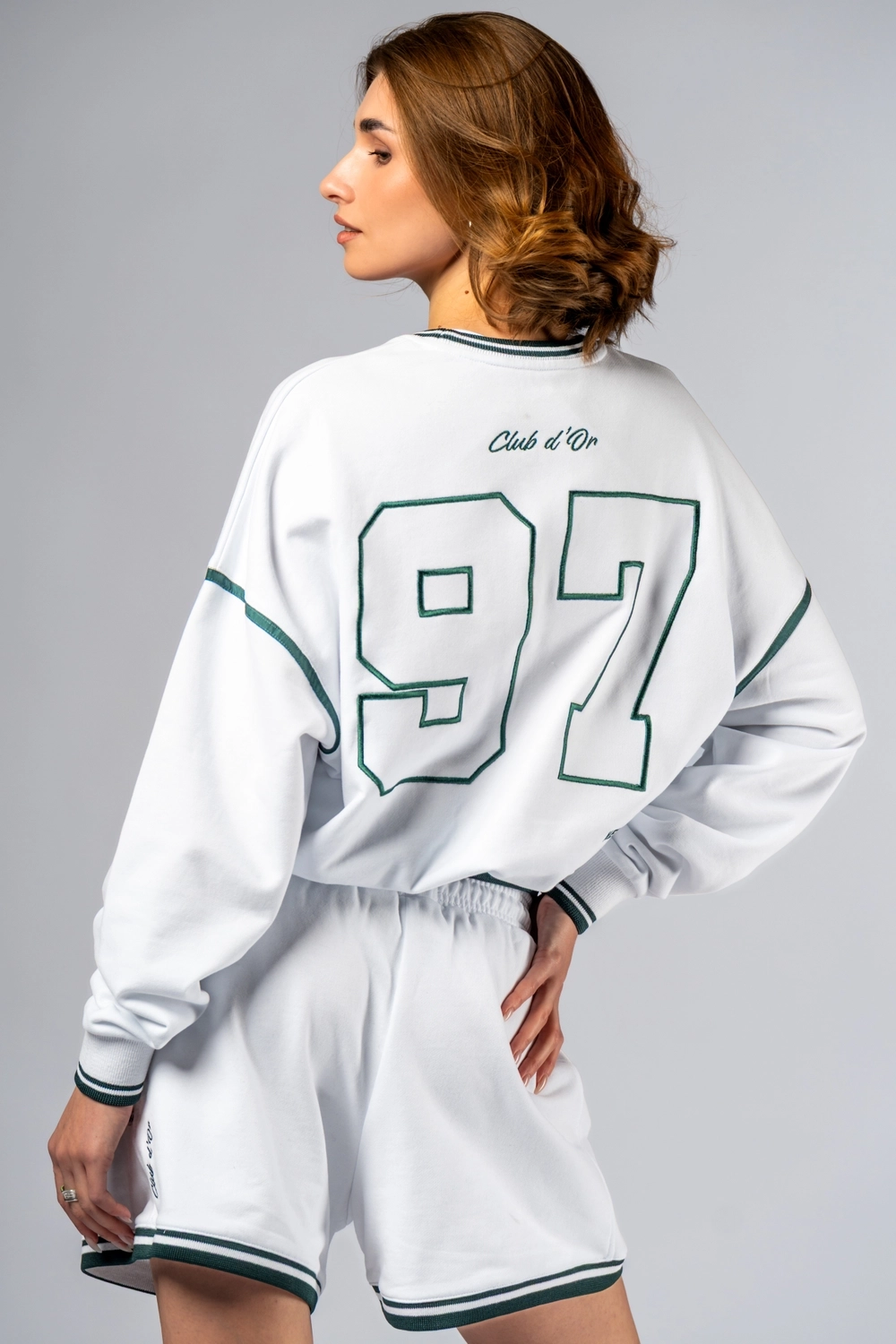 Кофта Lounge Sweatshirt CLUB D’OR 642 WHITE