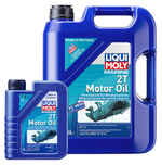 Минеральное моторое масло "Liqui Moly Marine 2T" для 2-х тактных моторов, 5 л (10261498)