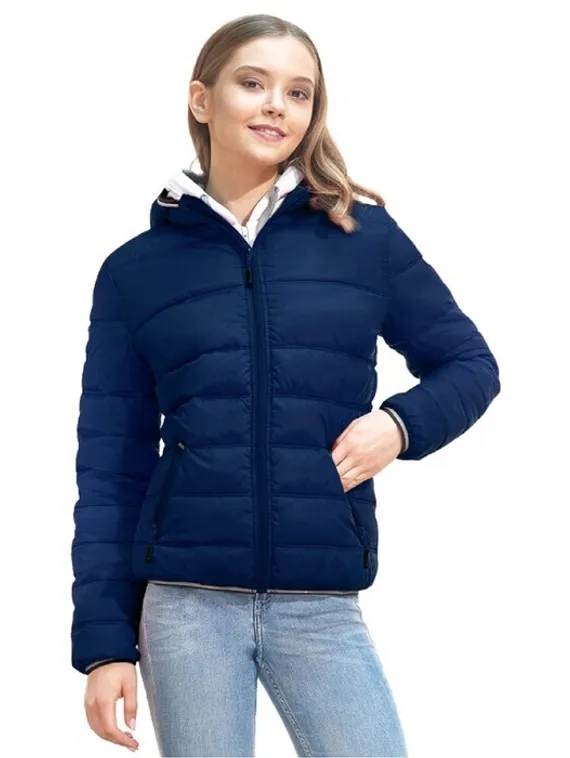 Куртка женская, размер 46, цвет тёмно-синий