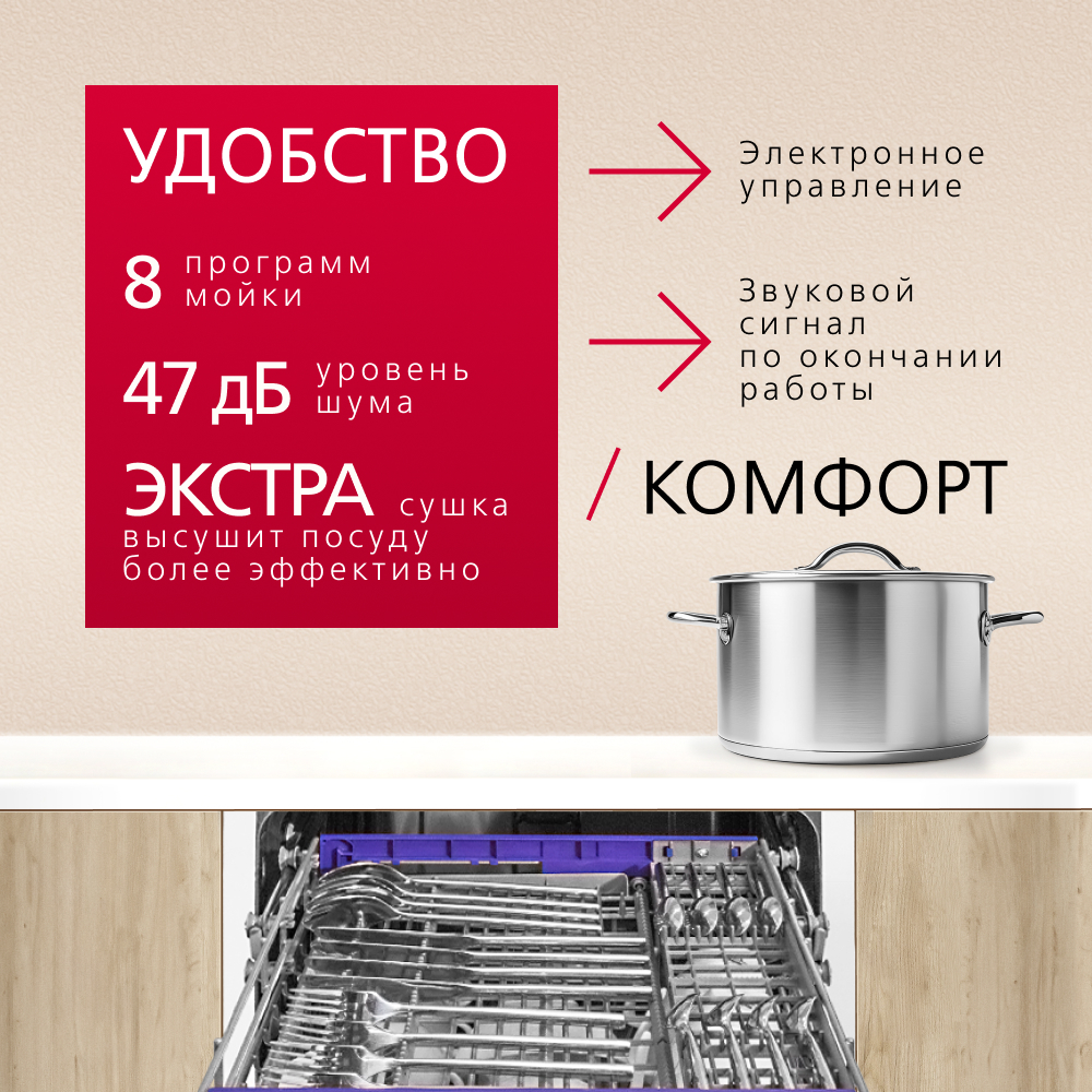 Встраиваемая посудомоечная машина Hansa ZIM408EH