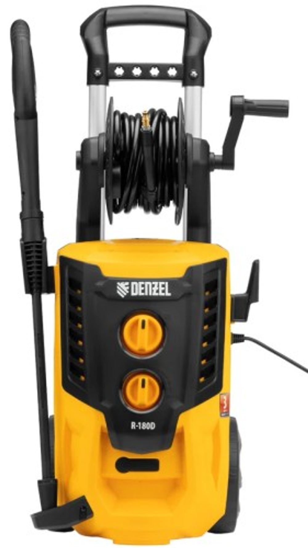 Автомойка Denzel R-180D с барабаном 58239