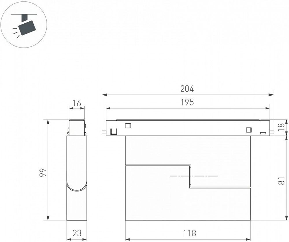 Накладной светильник Arlight MAG-ORIENT 049994