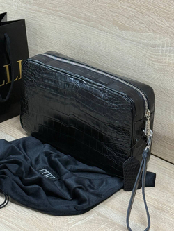 Клатч Zilli из кожи крокодила