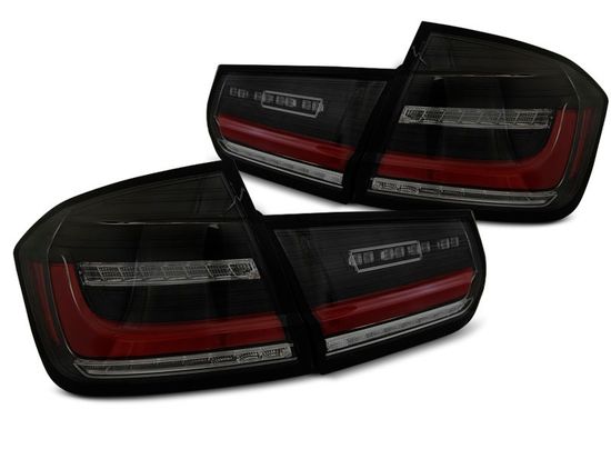 Задние фонари LED BAR SEQ TAIL LIGHTS BLACK SMOKE для BMW F30 11-18