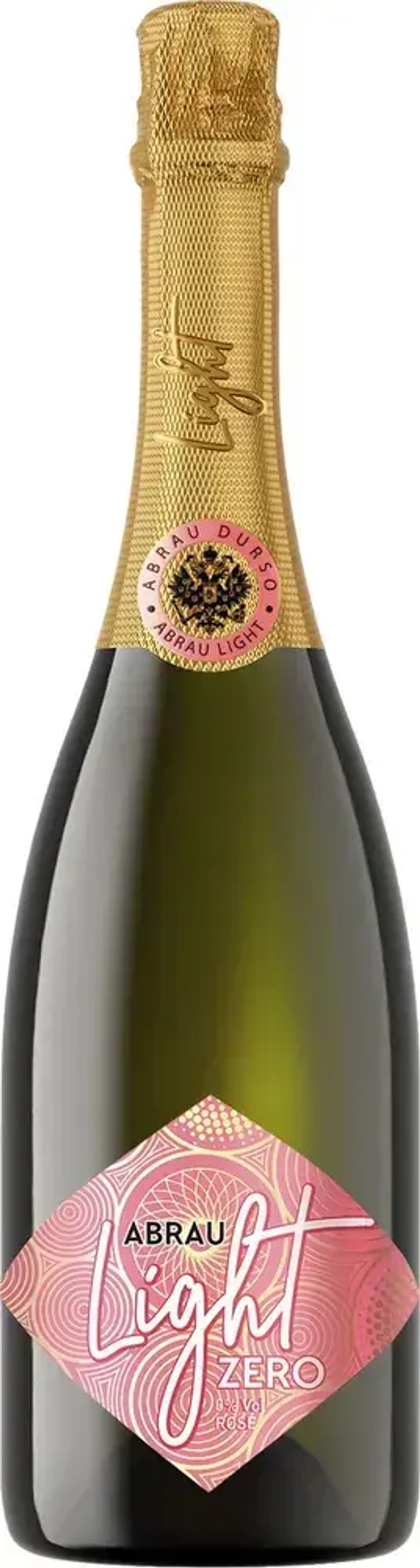 Напиток винный безалкогольный Abrau Light Rose, полусладкий, 0,75 л