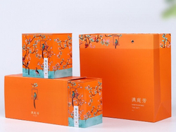 319084 Набор подарочный "Райский сад", сумка+2 банки 11,5см+оснастка, жесть оранжевый