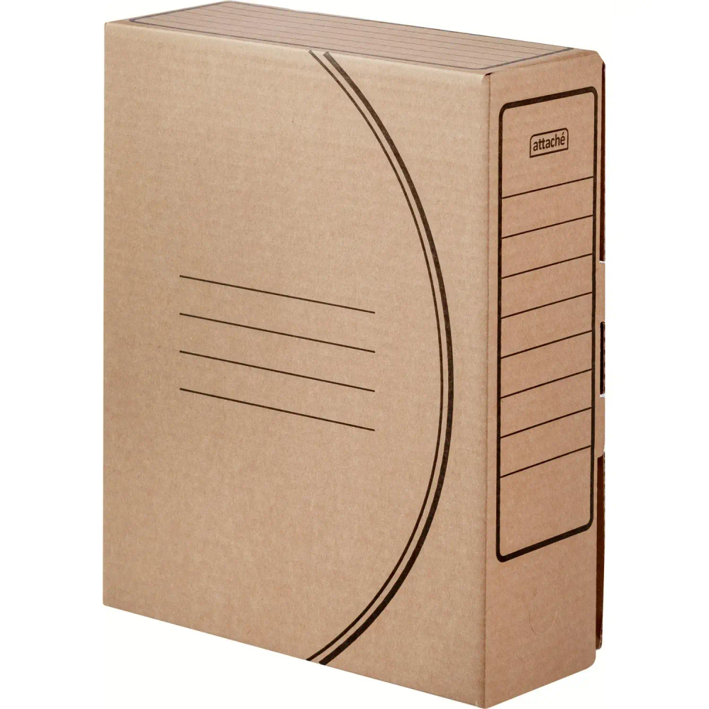 Короб архивный  гофрокартон бурый 320x100x240 мм (5 шт/уп.)