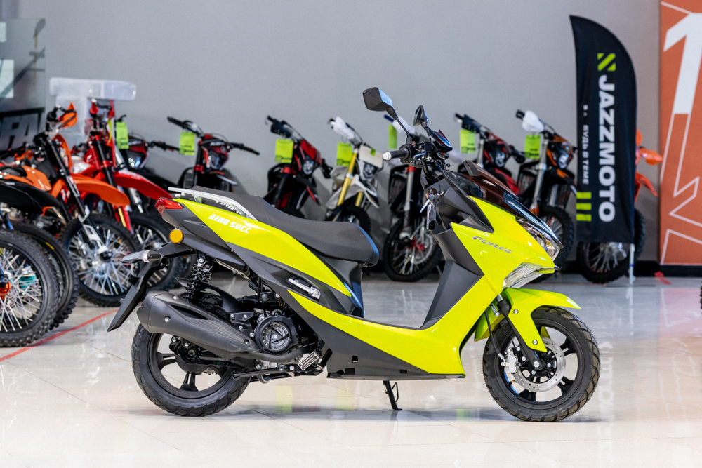 Скутер TMBK SCOOTER AERO 50cc Green Black