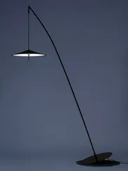 Торшер Rod 225 см, черный