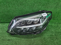 Битая Фара левая Mercedes C w205 (2018-2023) LED