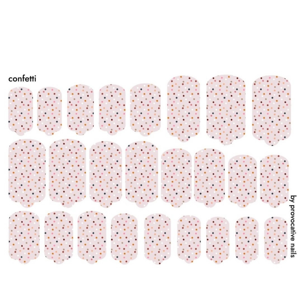 Пленки для маникюра Provocative Nails confetti