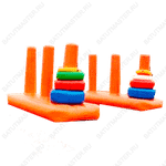 Надувная командная игра "Набрось кольцо", 4*2*2 м