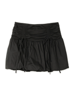 Юбка Black Puff Mini With Ruching At The Waistband