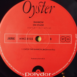 Винтажная виниловая пластинка LP Rainbow On Stage (Japan 1977) (No Obi) Man On The Silver Mountain