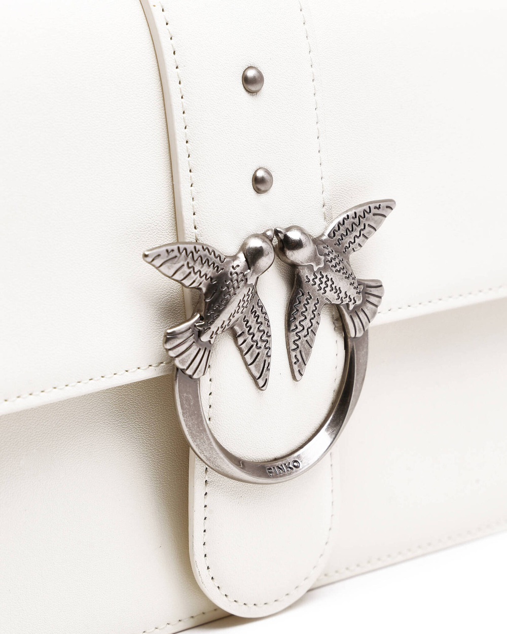 кожаная сумка через плечо love one Pinko - белый(100053 A0F1)