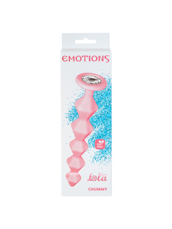 Анальная Цепочка с Кристаллом Emotions Chummy Pink 1401-01lola