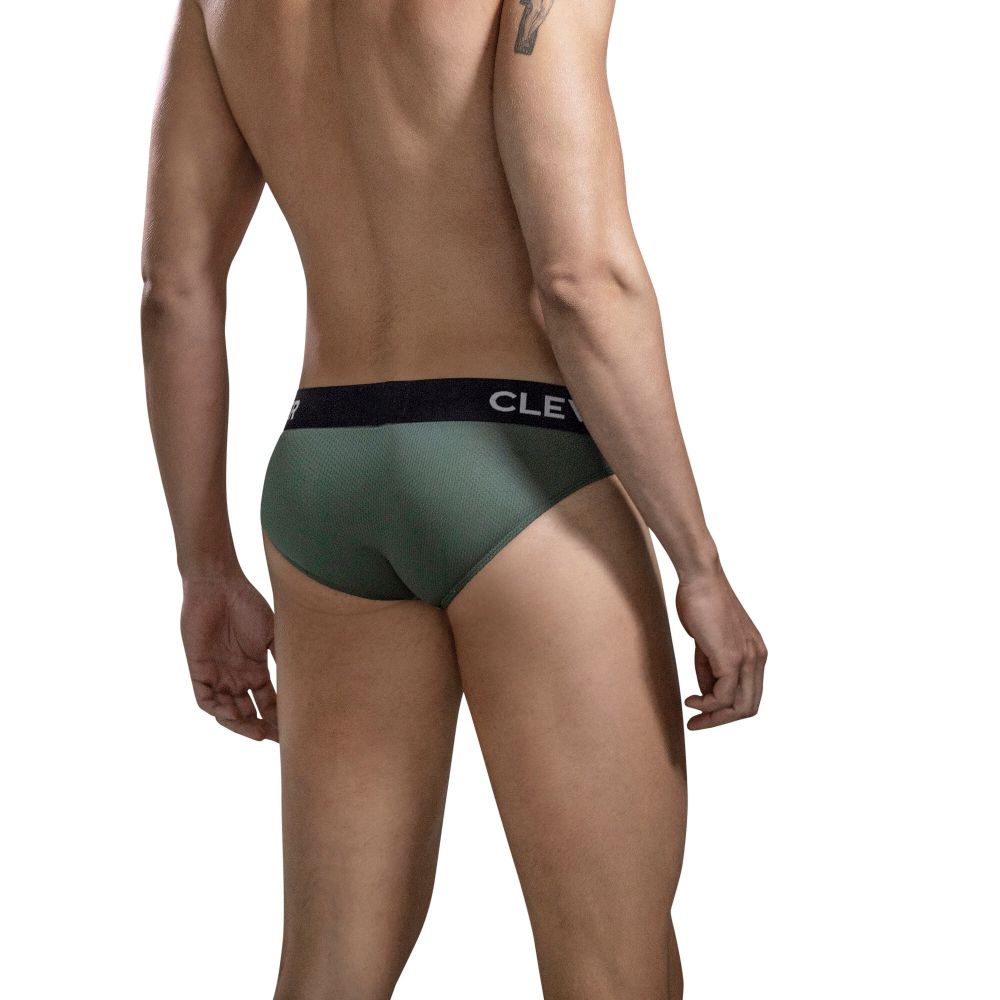 Мужские трусы брифы зеленые Clever KALIPSO BRIEF 167210