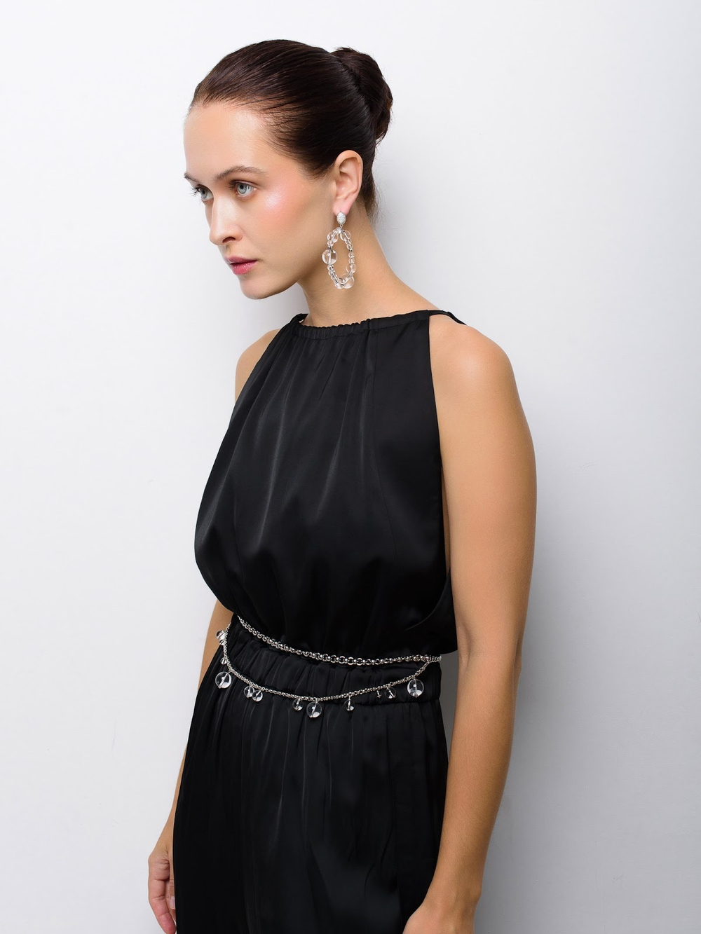 Пояс "Chain ball bubble" Silver