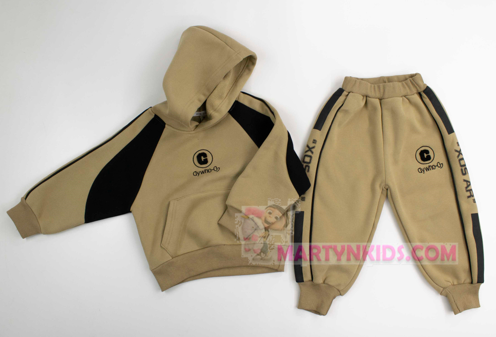 теплый костюм с капюшоном XOS AR  плис  4862