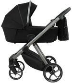 Детская коляска Pituso Sole 3 в 1 с автокреслом Santiso Pro Black PMPT/023 Black