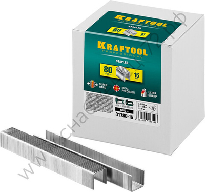 KRAFTOOL тип 21GA (80 / Pr A / Senco AT) 14 мм, 5000 шт, скобы для степлера (31780-16)