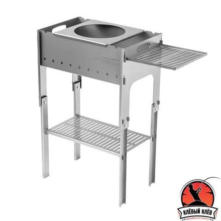 Мангал разборный со столиком и подставкой под казан 2мм, сумка (T-M-S-PK) Тонар