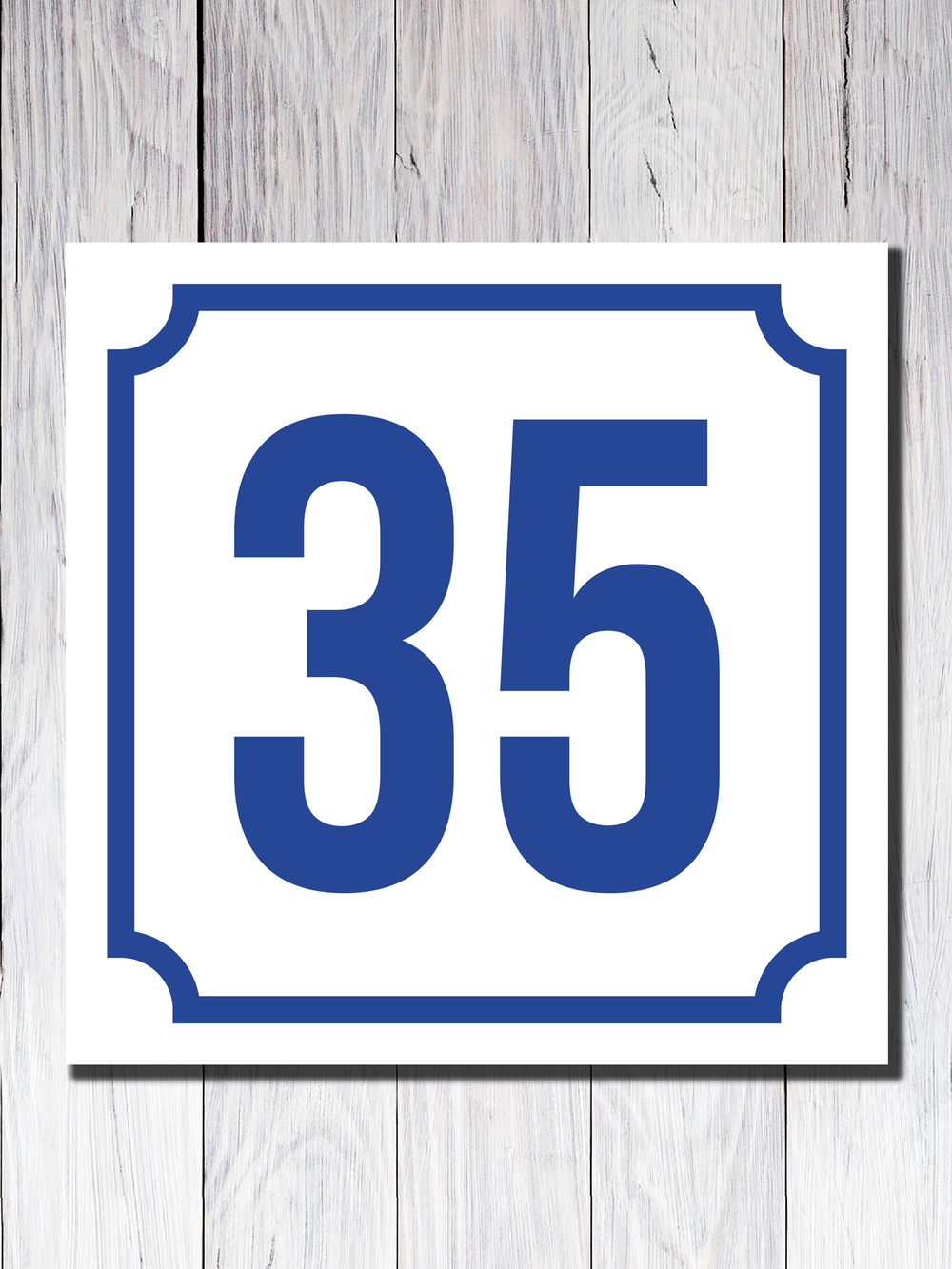 Табличка для дома ПВХ №3