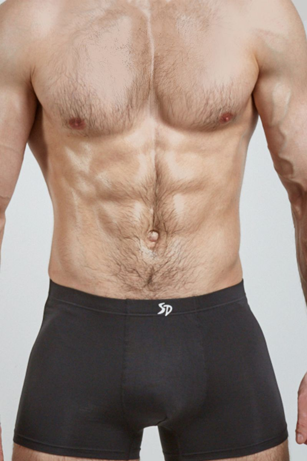 Мужские обтягивающие трусы-боксеры с гладкими внутренними швами (Размер: M) (Цвет: синий)