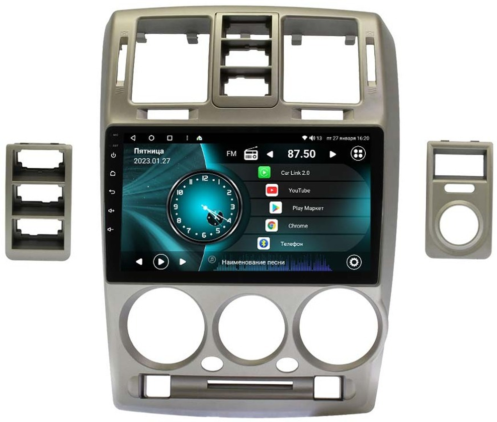 Магнитола для Hyundai Getz 2002-2011 - Vaycar VA23-1411 на Android 13, 8-ядер, 2Гб-32Гб, 4G SIM-слот