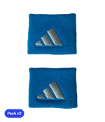 Напульсники Adidas Short Blue 2024 | Браслеты для спорта (2 шт.)