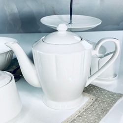 Lenardi 118-143 Чайник заварочный 1200мл RESTO в под.уп.(х8)Фарфор